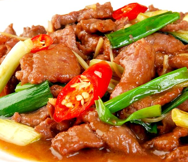 63. 葱爆牛肉 Beef with Shallots