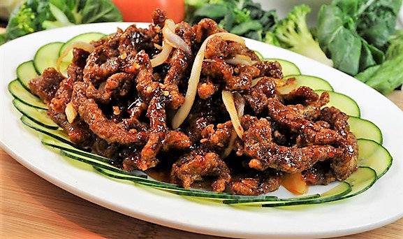 62. 干煸牛肉丝 Crispy Beef