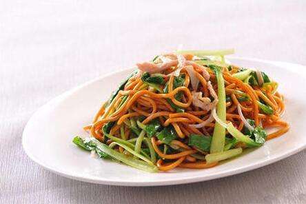 98L. 素菜炒面 Vegetable Fried Noodles