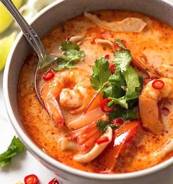 7. 泰式酸辣汤 Thai Soup w Shrimps